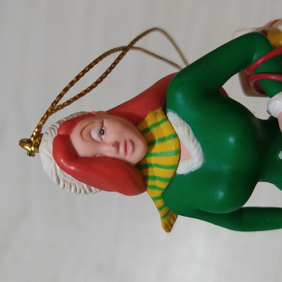 Vintage 1990s Grolier Roger Rabbit Jessica Disney Christmas Ornament - Picture 7 of 7